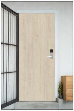 HDB Laminate Main Door 3X7 - Maya Laurentian Maple
