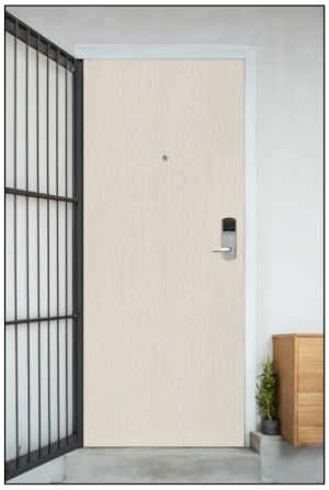 HDB Laminate Main Door 3X7 - Pearl Akemi Ash