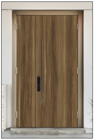 HDB Laminate Main Door 4X7 - Amber York Teak