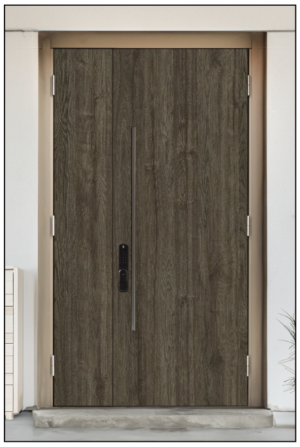 HDB Laminate Main Door 4X7 - Chico Nevada Elm
